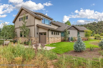 This welcoming property is nestled in the peaceful Roaring Fork on Aspen Glen Club in Colorado - for sale on GolfHomes.com, golf home, golf lot