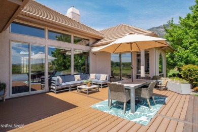Beautiful single level home located adjacent to the second hole on Genoa Lakes Golf Club - Lakes Course in Nevada - for sale on GolfHomes.com, golf home, golf lot