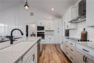 This beautifully designed Discovery Built one-story home offers on Champions Pointe Golf Course in Indiana - for sale on GolfHomes.com, golf home, golf lot