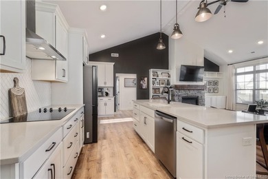 This beautifully designed Discovery Built one-story home offers on Champions Pointe Golf Course in Indiana - for sale on GolfHomes.com, golf home, golf lot