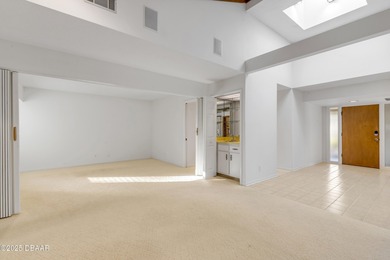 Take in peaceful golf course views from this inviting 2 bedroom on Sugar Mill Country Club in Florida - for sale on GolfHomes.com, golf home, golf lot