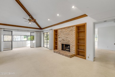 Take in peaceful golf course views from this inviting 2 bedroom on Sugar Mill Country Club in Florida - for sale on GolfHomes.com, golf home, golf lot