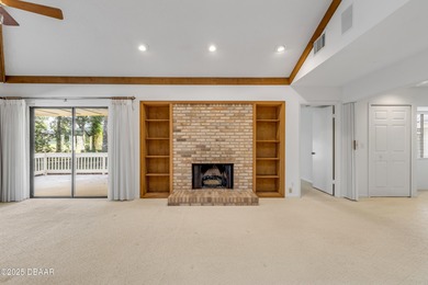 Take in peaceful golf course views from this inviting 2 bedroom on Sugar Mill Country Club in Florida - for sale on GolfHomes.com, golf home, golf lot