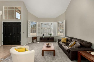 As you enter the home, you're immediately welcomed by soaring on Club West Golf Club in Arizona - for sale on GolfHomes.com, golf home, golf lot