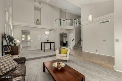 As you enter the home, you're immediately welcomed by soaring on Club West Golf Club in Arizona - for sale on GolfHomes.com, golf home, golf lot