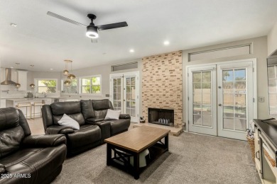 As you enter the home, you're immediately welcomed by soaring on Club West Golf Club in Arizona - for sale on GolfHomes.com, golf home, golf lot