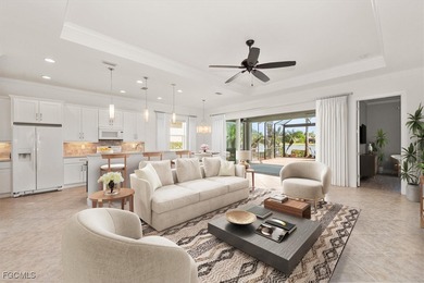 Freshly painted in main living area! This Florencia floor plan on Pelican Preserve Golf Club in Florida - for sale on GolfHomes.com, golf home, golf lot