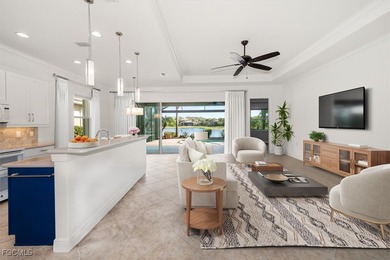 Freshly painted in main living area! This Florencia floor plan on Pelican Preserve Golf Club in Florida - for sale on GolfHomes.com, golf home, golf lot