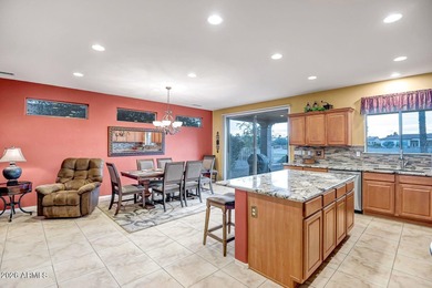 Ya know the golf course, sunset, mountain views in Sun City on Cimarron Golf Club in Arizona - for sale on GolfHomes.com, golf home, golf lot