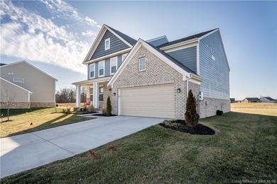 STUNNING HOME IN CHAMPIONS POINTE, LESS THAN ONE YEAR OLD! This on Champions Pointe Golf Course in Indiana - for sale on GolfHomes.com, golf home, golf lot