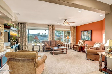 Ya know the golf course, sunset, mountain views in Sun City on Cimarron Golf Club in Arizona - for sale on GolfHomes.com, golf home, golf lot