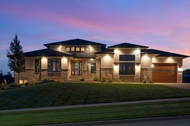 Inspired by Frank Lloyd Wright's Prairie Style, this on Echo Valley Country Club in Iowa - for sale on GolfHomes.com, golf home, golf lot