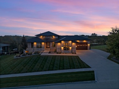 Inspired by Frank Lloyd Wright's Prairie Style, this on Echo Valley Country Club in Iowa - for sale on GolfHomes.com, golf home, golf lot