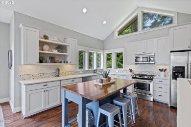 This beautifully crafted home offers the perfect blend of modern on Chinook Winds Golf Resort in Oregon - for sale on GolfHomes.com, golf home, golf lot