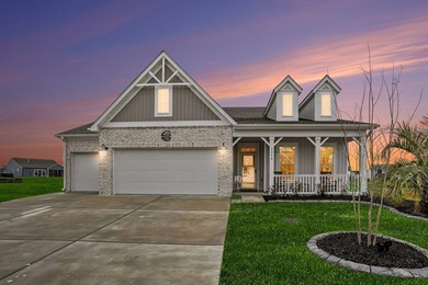 Experience coastal luxury in this 2024-built Hickory floorplan on World Tour Golf Links in South Carolina - for sale on GolfHomes.com, golf home, golf lot