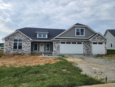 This new construction home offers 3 bedrooms + bonus room, 3.5 on Stone Crest Golf Community in Indiana - for sale on GolfHomes.com, golf home, golf lot