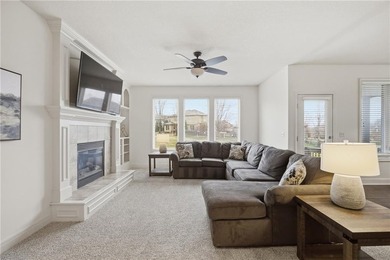 This beautifully updated reverse 1.5-story is just steps from on Prairie Highlands Golf Course in Kansas - for sale on GolfHomes.com, golf home, golf lot