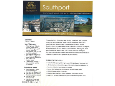 NOW AVAILABLE - 4178 Cambridge Cove Circle SE, Unit 2, Southport on South Harbour Golf Links in North Carolina - for sale on GolfHomes.com, golf home, golf lot