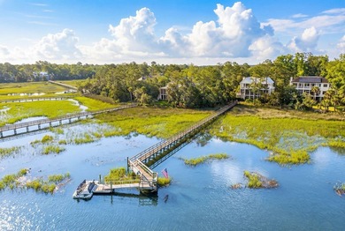 Completed in 2022, this custom creek and marsh front residence on Charleston National Golf Club in South Carolina - for sale on GolfHomes.com, golf home, golf lot