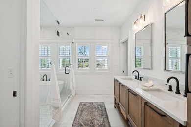 Completed in 2022, this custom creek and marsh front residence on Charleston National Golf Club in South Carolina - for sale on GolfHomes.com, golf home, golf lot