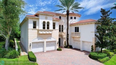 Located In The Heart Of Boca Raton, This Three-story Estate In on Polo Club of Boca Raton in Florida - for sale on GolfHomes.com, golf home, golf lot