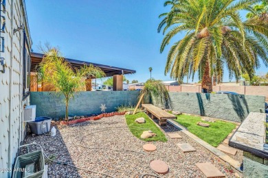Picture warm summer nights lounging by your pool and a golf on Villa De Paz Golf Course in Arizona - for sale on GolfHomes.com, golf home, golf lot