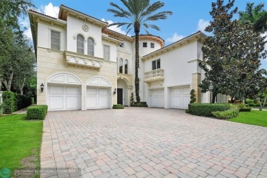 Located In The Heart Of Boca Raton, This Three-story Estate In on Polo Club of Boca Raton in Florida - for sale on GolfHomes.com, golf home, golf lot