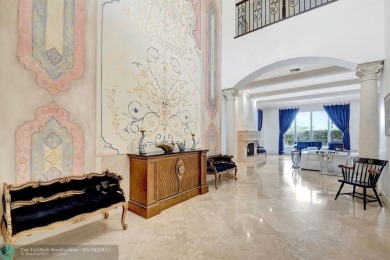 Located In The Heart Of Boca Raton, This Three-story Estate In on Polo Club of Boca Raton in Florida - for sale on GolfHomes.com, golf home, golf lot