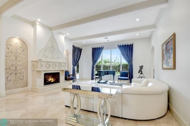 Located In The Heart Of Boca Raton, This Three-story Estate In on Polo Club of Boca Raton in Florida - for sale on GolfHomes.com, golf home, golf lot