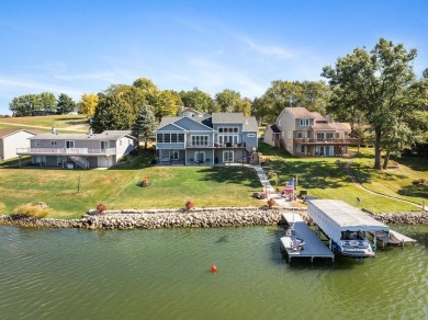 Discover your lakeside paradise in this exquisite waterfront on Lake Carroll Golf Course in Illinois - for sale on GolfHomes.com, golf home, golf lot