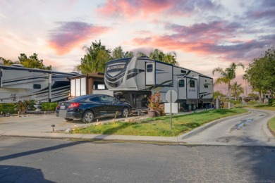 Discover the ultimate resort-style living in this charming on Rancho California RV Resort in California - for sale on GolfHomes.com, golf home, golf lot