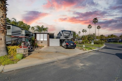 Discover the ultimate resort-style living in this charming on Rancho California RV Resort in California - for sale on GolfHomes.com, golf home, golf lot