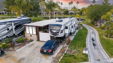 Discover the ultimate resort-style living in this charming on Rancho California RV Resort in California - for sale on GolfHomes.com, golf home, golf lot