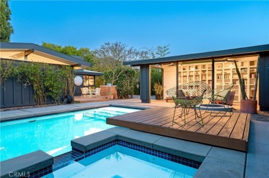 The essence of a Cliff May Rancho is the indoor/outdoor living on El Dorado Park Golf Course in California - for sale on GolfHomes.com, golf home, golf lot