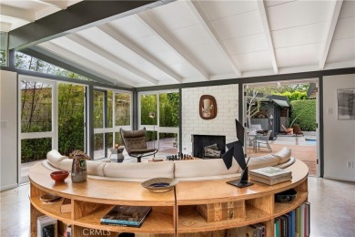 The essence of a Cliff May Rancho is the indoor/outdoor living on El Dorado Park Golf Course in California - for sale on GolfHomes.com, golf home, golf lot