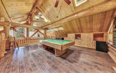 One of a kind, hand, crafted log home with extraordinary views on Lake Almanor Country Club in California - for sale on GolfHomes.com, golf home, golf lot