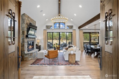 Experience the charm of Tumble Creek in this custom mtn home on Suncadia Resort in Washington - for sale on GolfHomes.com, golf home, golf lot