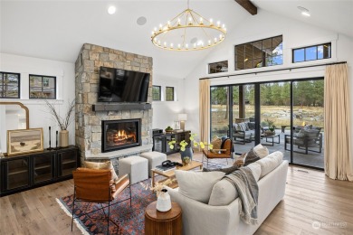 Experience the charm of Tumble Creek in this custom mtn home on Suncadia Resort in Washington - for sale on GolfHomes.com, golf home, golf lot