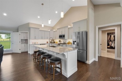 Exquisite custom home in the sought after Village Green on Saint Francois Country Club in Missouri - for sale on GolfHomes.com, golf home, golf lot