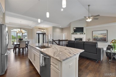 Exquisite custom home in the sought after Village Green on Saint Francois Country Club in Missouri - for sale on GolfHomes.com, golf home, golf lot