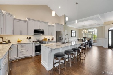 Exquisite custom home in the sought after Village Green on Saint Francois Country Club in Missouri - for sale on GolfHomes.com, golf home, golf lot