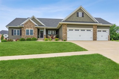 Accepted Offer. Gorgeous ranch style, 6th bedroom/office on Hunters Ridge Golf Course in Iowa - for sale on GolfHomes.com, golf home, golf lot