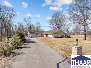 Discover an exceptional, executive property located on hole #14 on Country Club of Terre Haute in Indiana - for sale on GolfHomes.com, golf home, golf lot