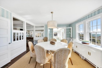 Enjoy the summer breezes and views of the harbor from the porch on Hyannisport Club in Massachusetts - for sale on GolfHomes.com, golf home, golf lot