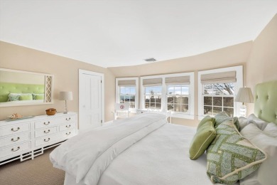 Enjoy the summer breezes and views of the harbor from the porch on Hyannisport Club in Massachusetts - for sale on GolfHomes.com, golf home, golf lot