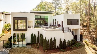 Welcome to this stunning contemporary gem, one of only 5 homes on Druid Hills Golf Club in Georgia - for sale on GolfHomes.com, golf home, golf lot