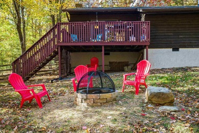 Tucked away in the woods of Massanutten, this beautiful home on Woodstone Meadows Golf Course At Massanutten in Virginia - for sale on GolfHomes.com, golf home, golf lot