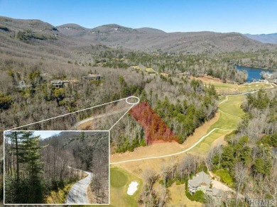 This 1 acre lot while gently sloping, overlooks the 17th green on Lake Toxaway Country Club in North Carolina - for sale on GolfHomes.com, golf home, golf lot