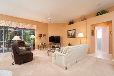 Exceptional value and privacy await! This extended Antiqua model on Seminole Lakes Country Club in Florida - for sale on GolfHomes.com, golf home, golf lot
