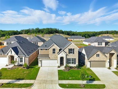 This impressive Magnolia floor plan by Brightland Homes boldly on Lake Arlington Golf Course in Texas - for sale on GolfHomes.com, golf home, golf lot